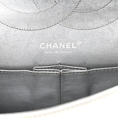 Chanel Metallic Aged Calfskin Quilted 2.55 Reissue 227 Flap Silver 6 of 16