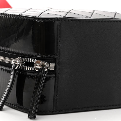 Chanel Patent Quilted Travel Kit Vanity Case Black 9 of 11