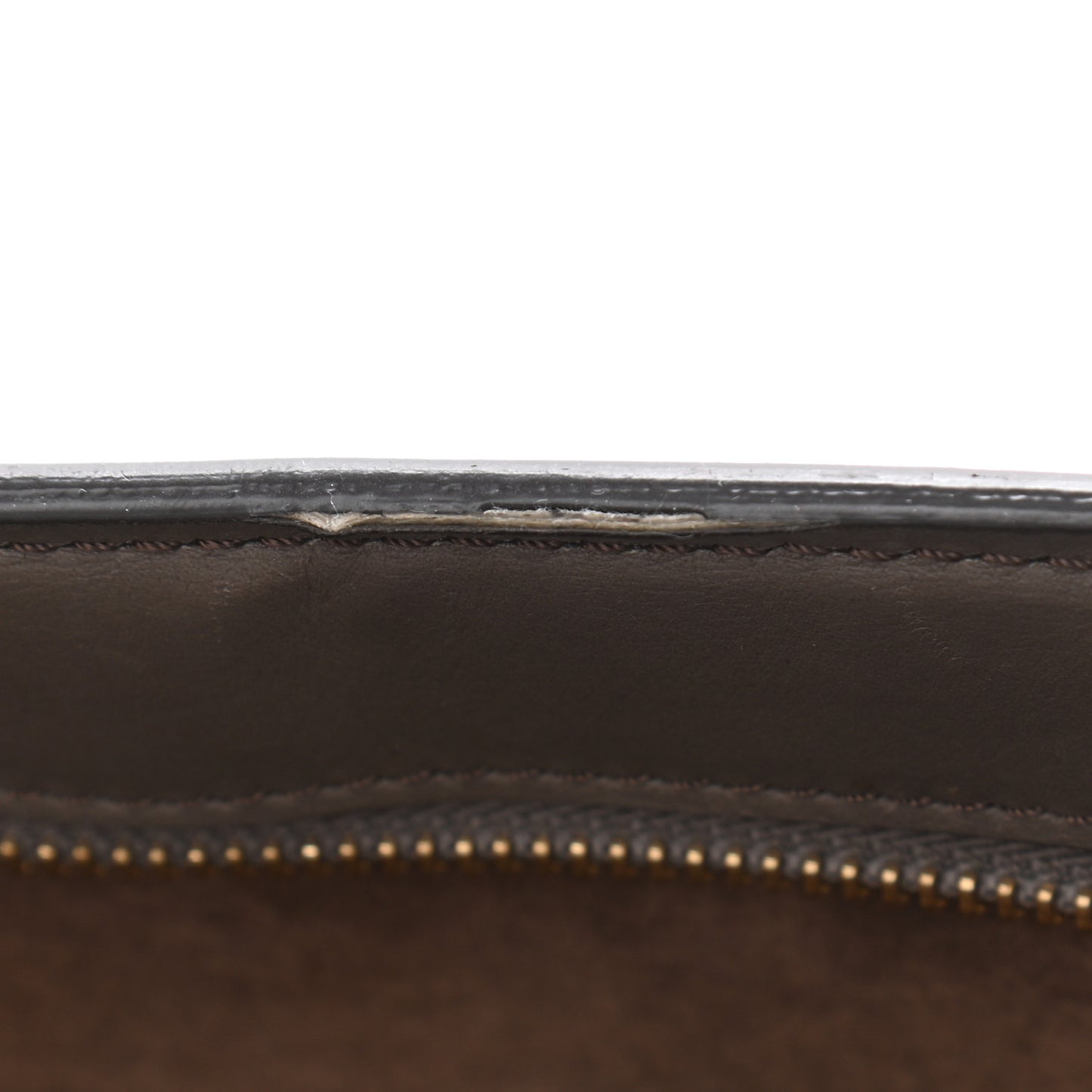 Smooth Calfskin Suede Large Tri-Color Trapeze Taupe