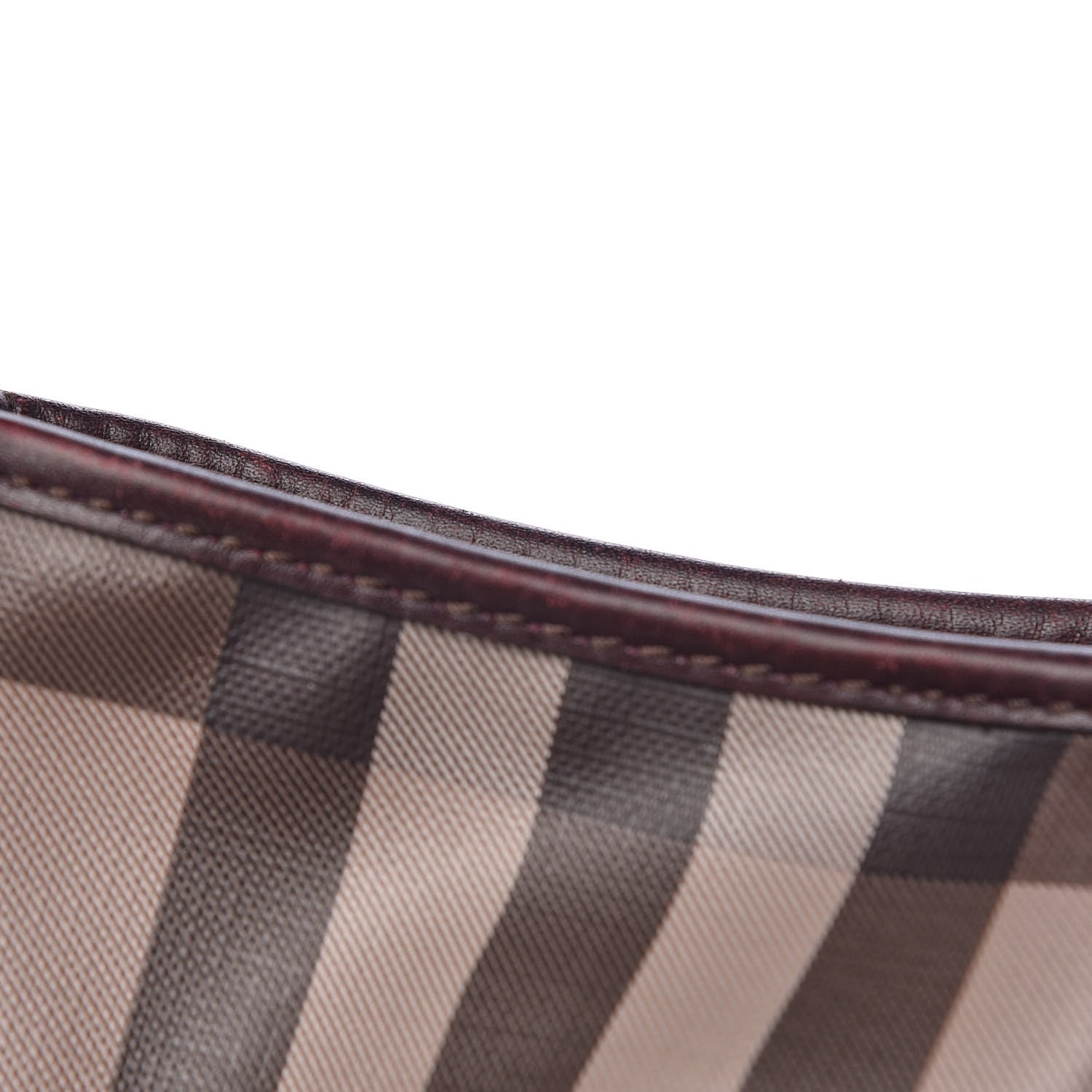 Burberry Smoked Check Hartham Shoulder Bag Chocolate 8 of 16