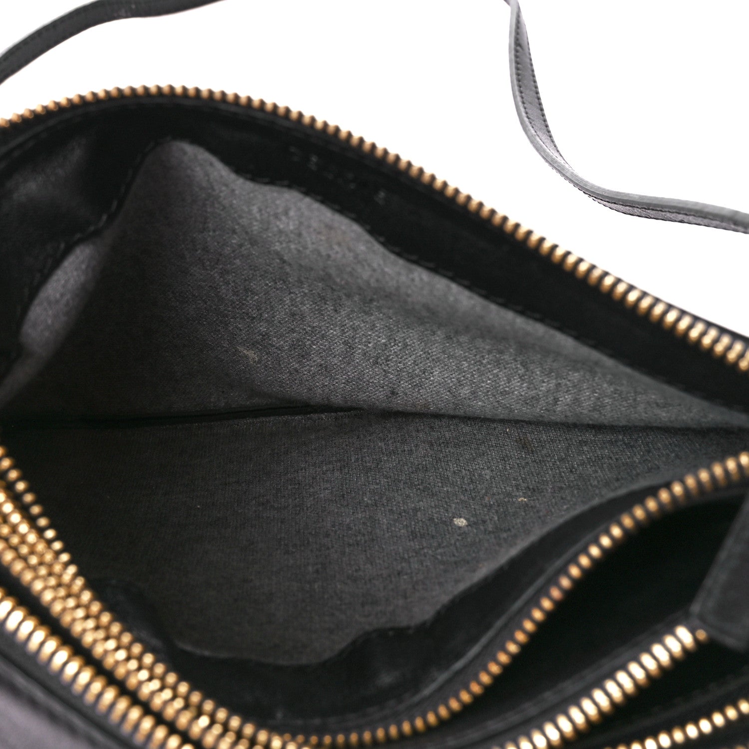 Celine Lambskin Small Trio Crossbody Bag Black 7 of 12