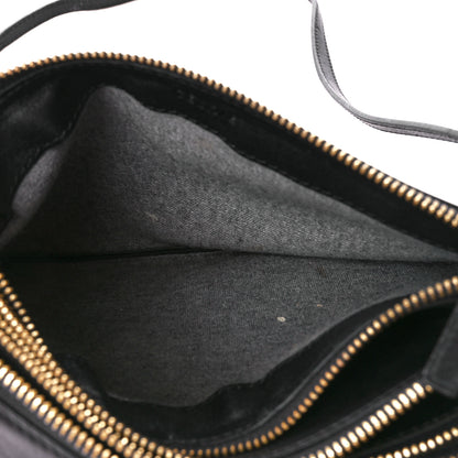 Celine Lambskin Small Trio Crossbody Bag Black 7 of 12