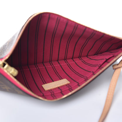 Louis Vuitton Monogram Neverfull MM GM Pochette Pivoine 5 of 9