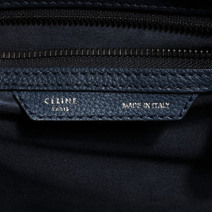 Celine Drummed Calfskin Micro Luggage Orage 6 of 8