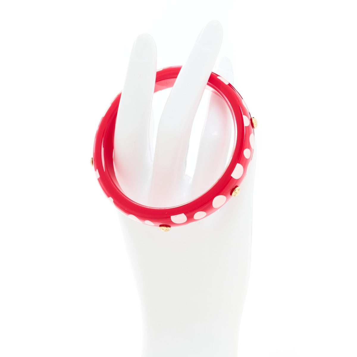 Kusama Infinity Dots Bangle PM Medium Red