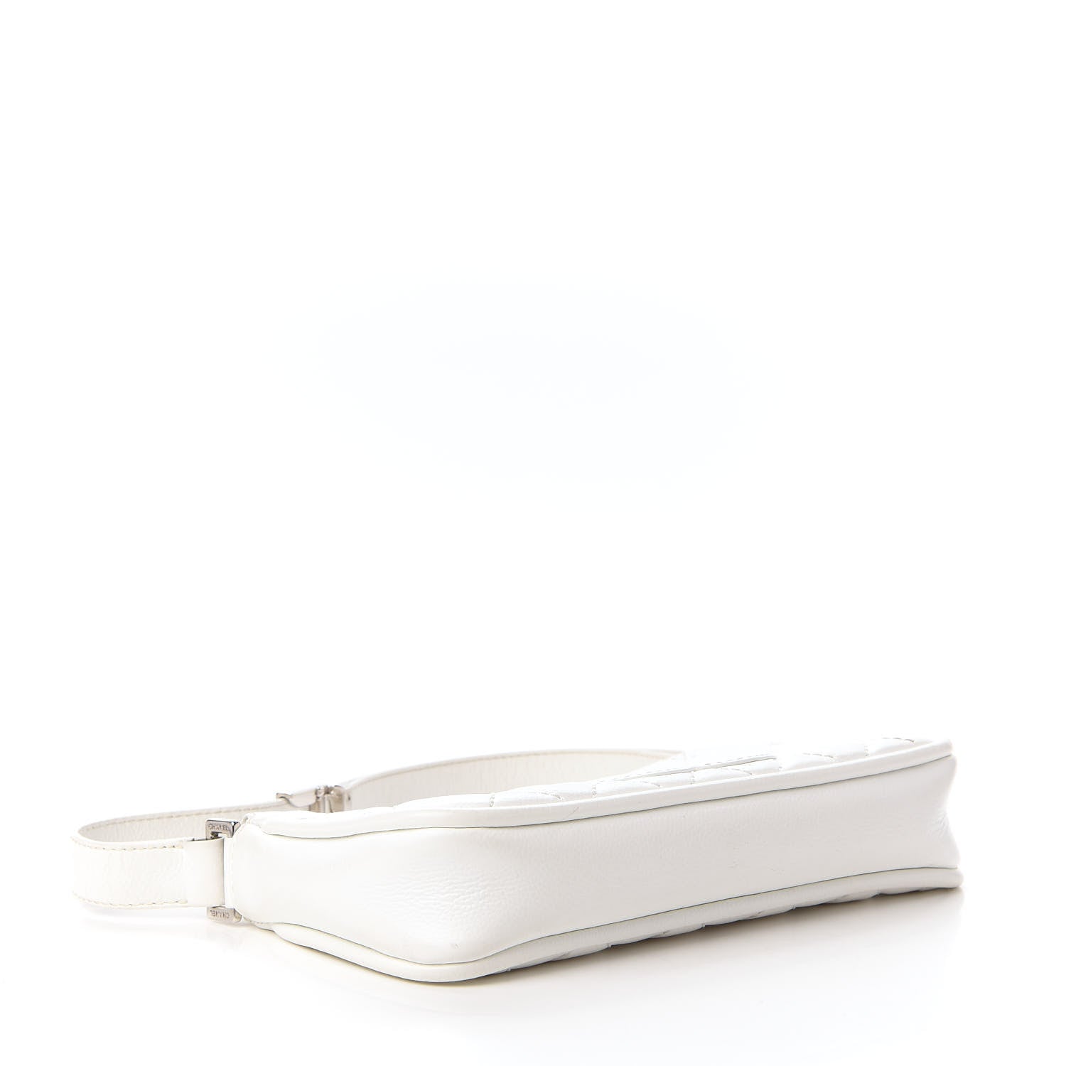 Chanel Caviar Quilted Timeless CC Shoulder Bag White 4 of 12