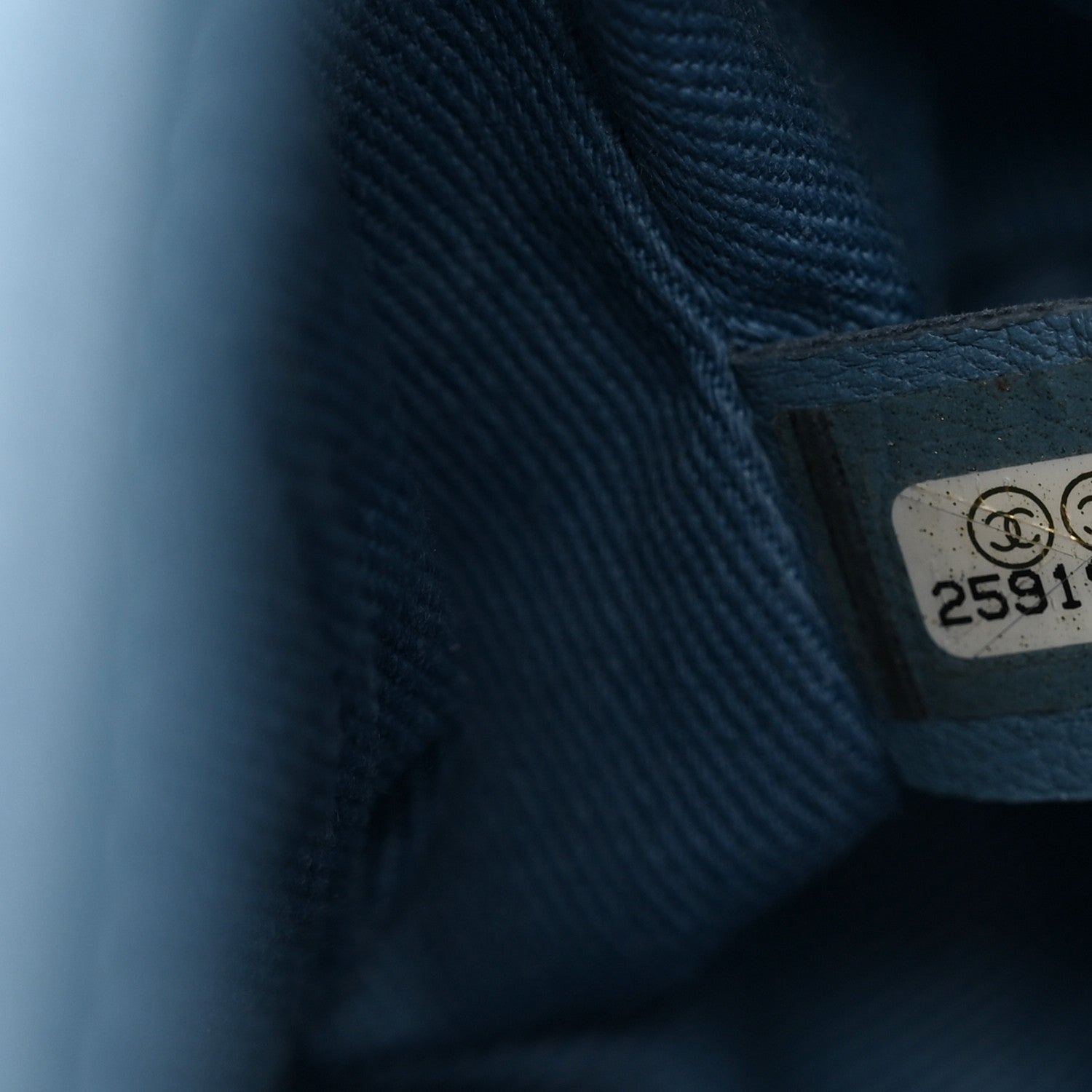 Chanel Caviar Quilted Small Coco Handle Flap Blue 8 of 12