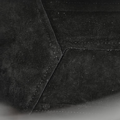 Celine Soft Grained Calfskin Sangle Bucket Bag Black 8 of 12
