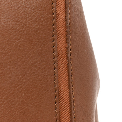 Saint Laurent Calfskin Canvas Medium Muse Two Brown 14 of 14