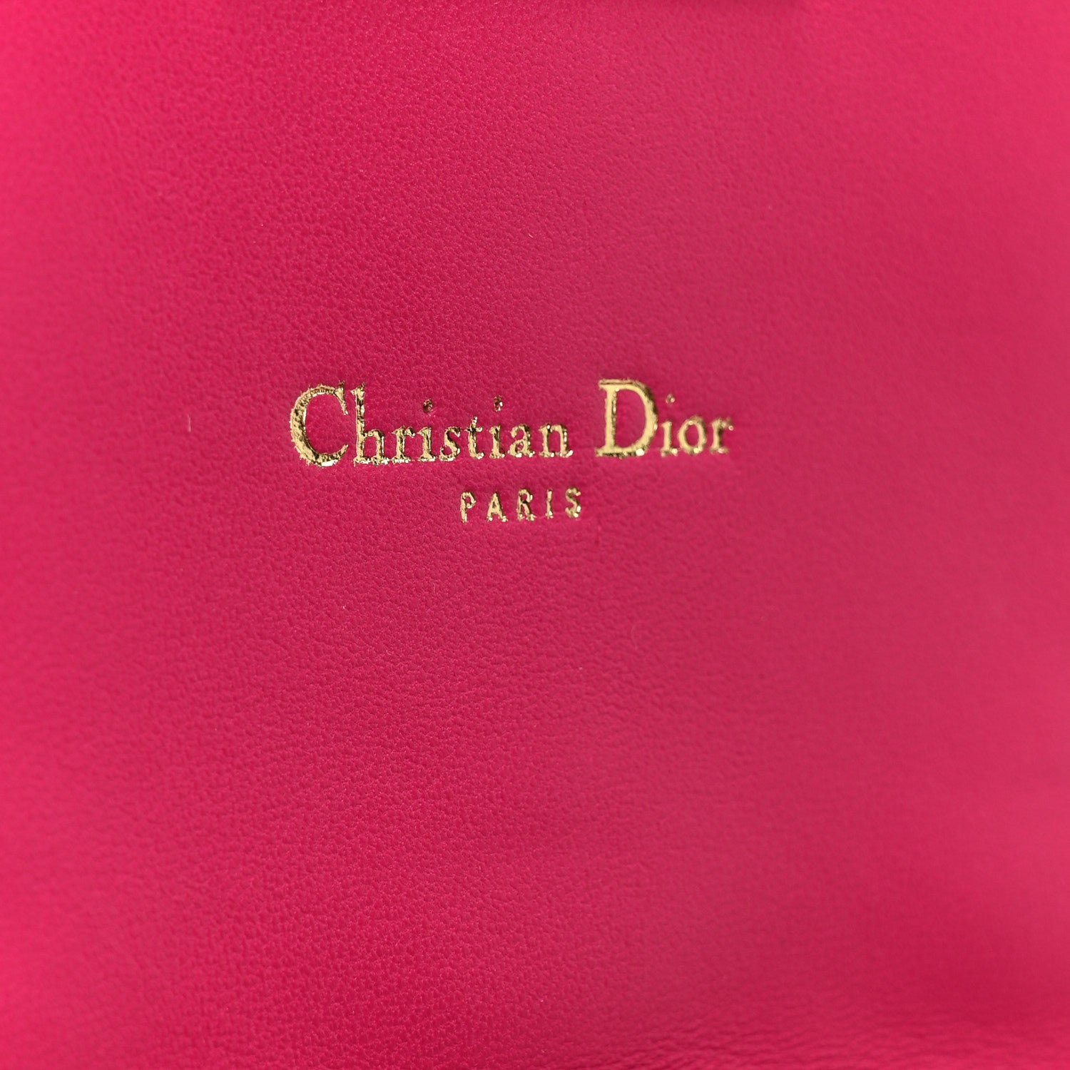 Christian Dior Lambskin Cannage Miss Dior Promenade Pouch Fuchsia 6 of 10