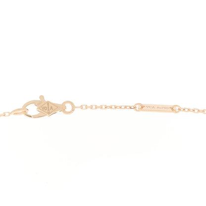 Van Cleef & Arpels 18K Rose Gold Carnelian Sweet Alhambra Pendant 5 of 5
