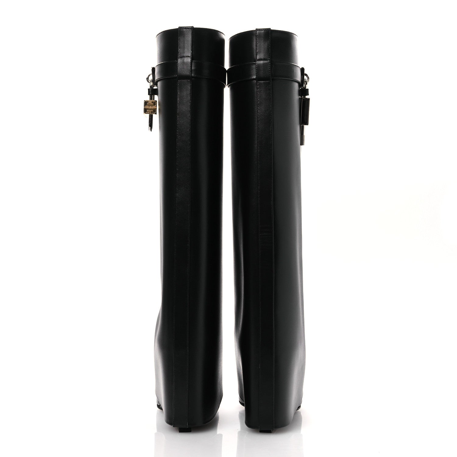 Givenchy Calfskin Shark Lock Pant Boots 40 Black 6 of 12