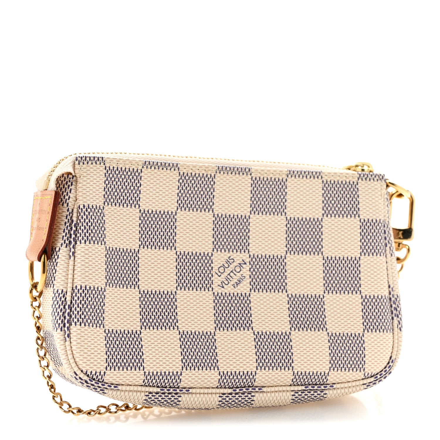 Louis Vuitton Damier Azur Mini Pochette Accessories 3 of 9
