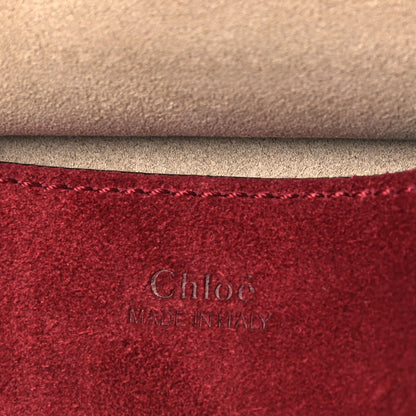 Chloe Suede Smooth Calfskin Mini Drew Shoulder Bag Plum Purple 6 of 8