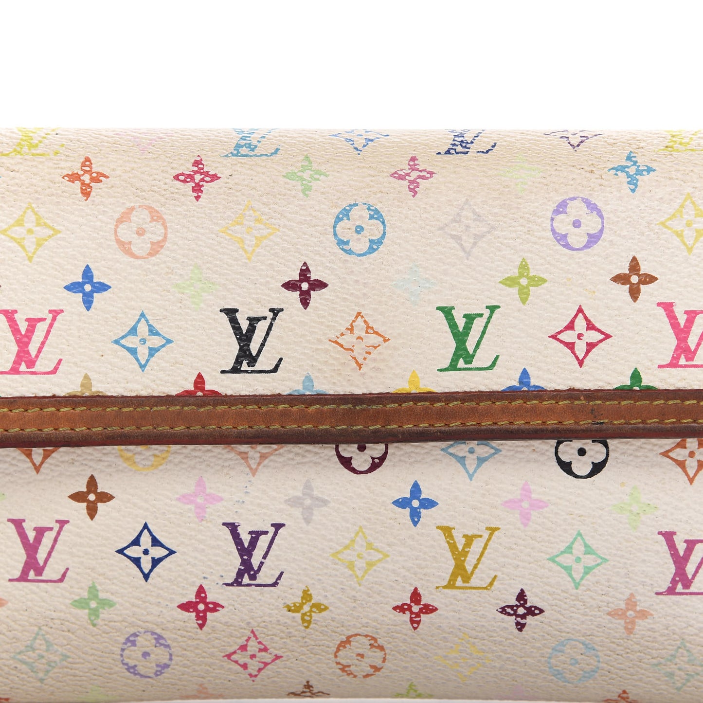 Monogram Multicolor Porte Tresor International Wallet White