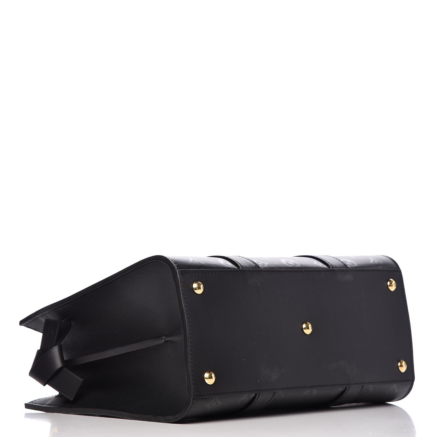 Monogram Cuir Plume Very Tote MM Black