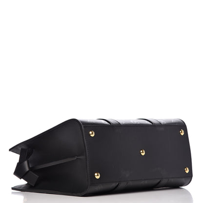 Louis Vuitton Monogram Cuir Plume Very Tote MM Black 4 of 11