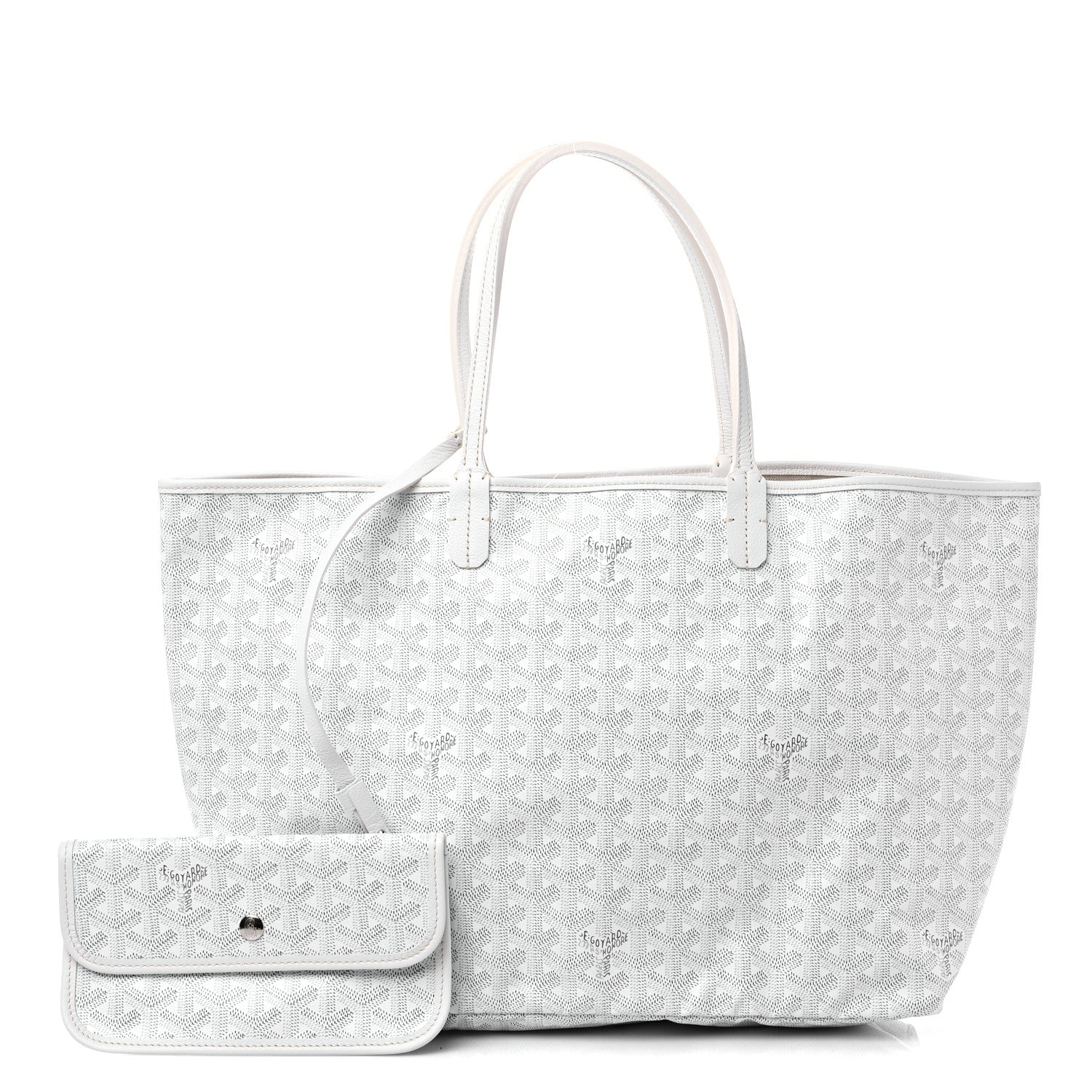 Goyard Goyardine Saint Louis PM White 1 of 8