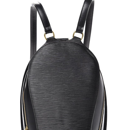 Louis Vuitton Epi Mabillon Backpack Black 7 of 14