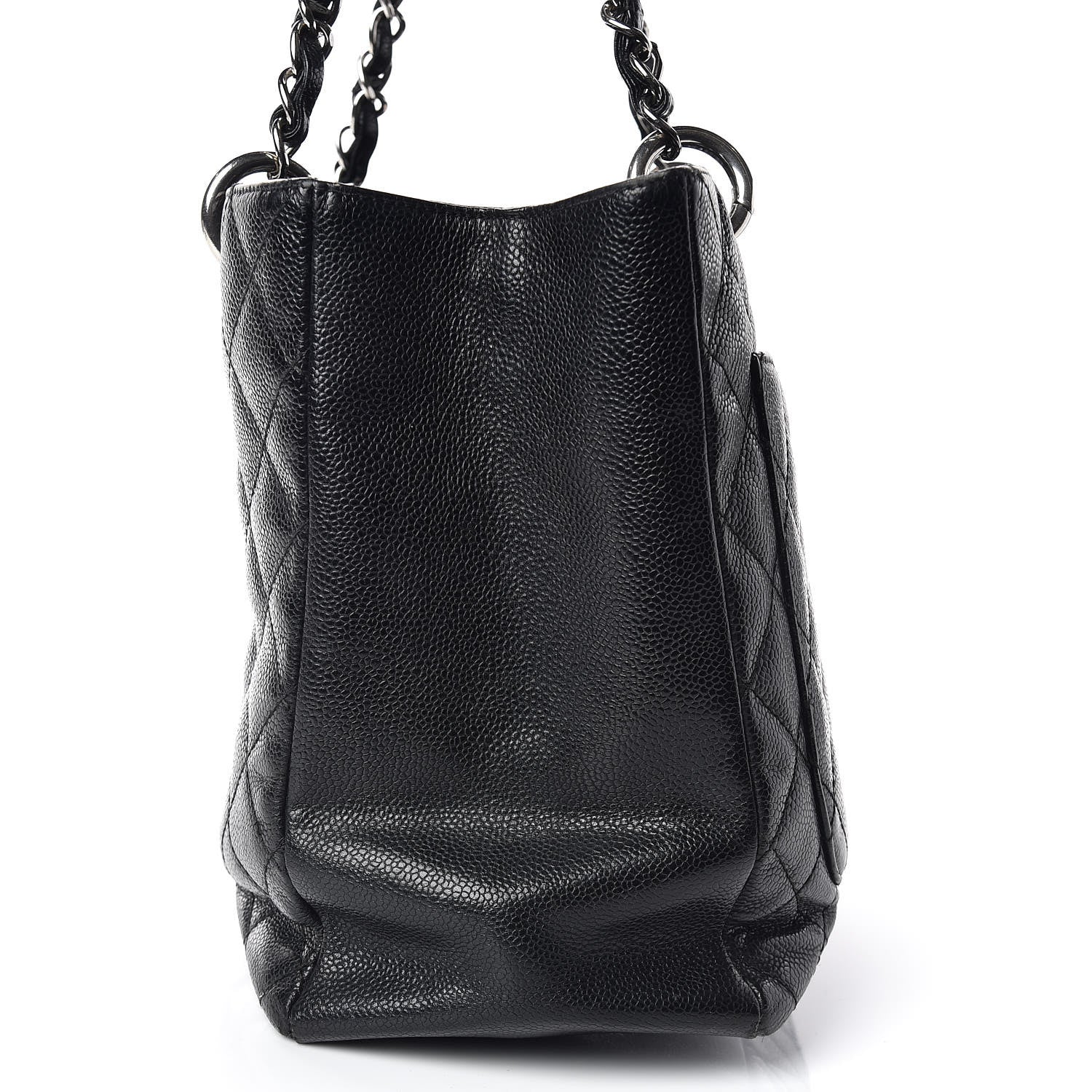 Chanel Caviar Quilted Grand Shopping Tote GST Black 22 of 24