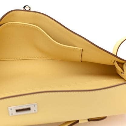 Hermes Swift Kelly Cut Clutch Pochette Jaune Poussin 5 of 8