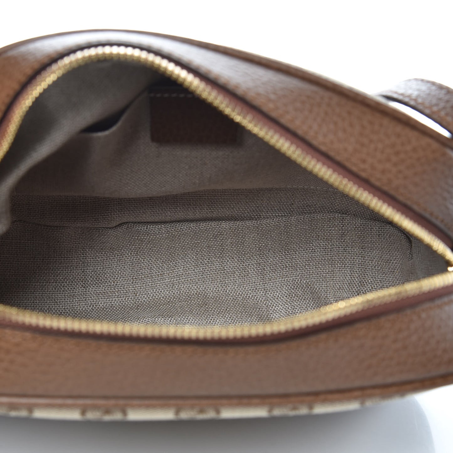 Monogram Mini Bree Messenger Bag Beige Tabacco