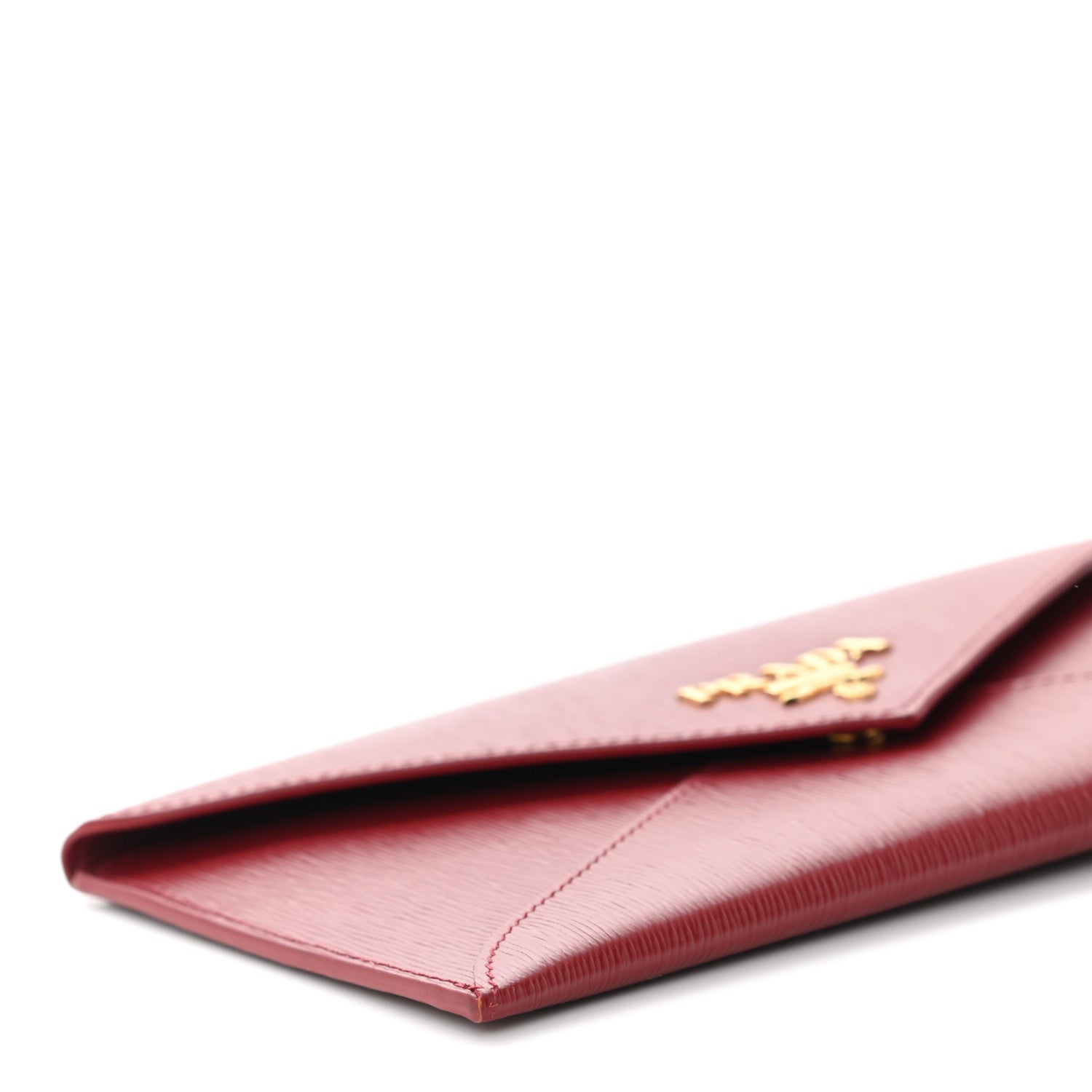 Prada Vitello Move Envelope Wallet Rubino 9 of 9