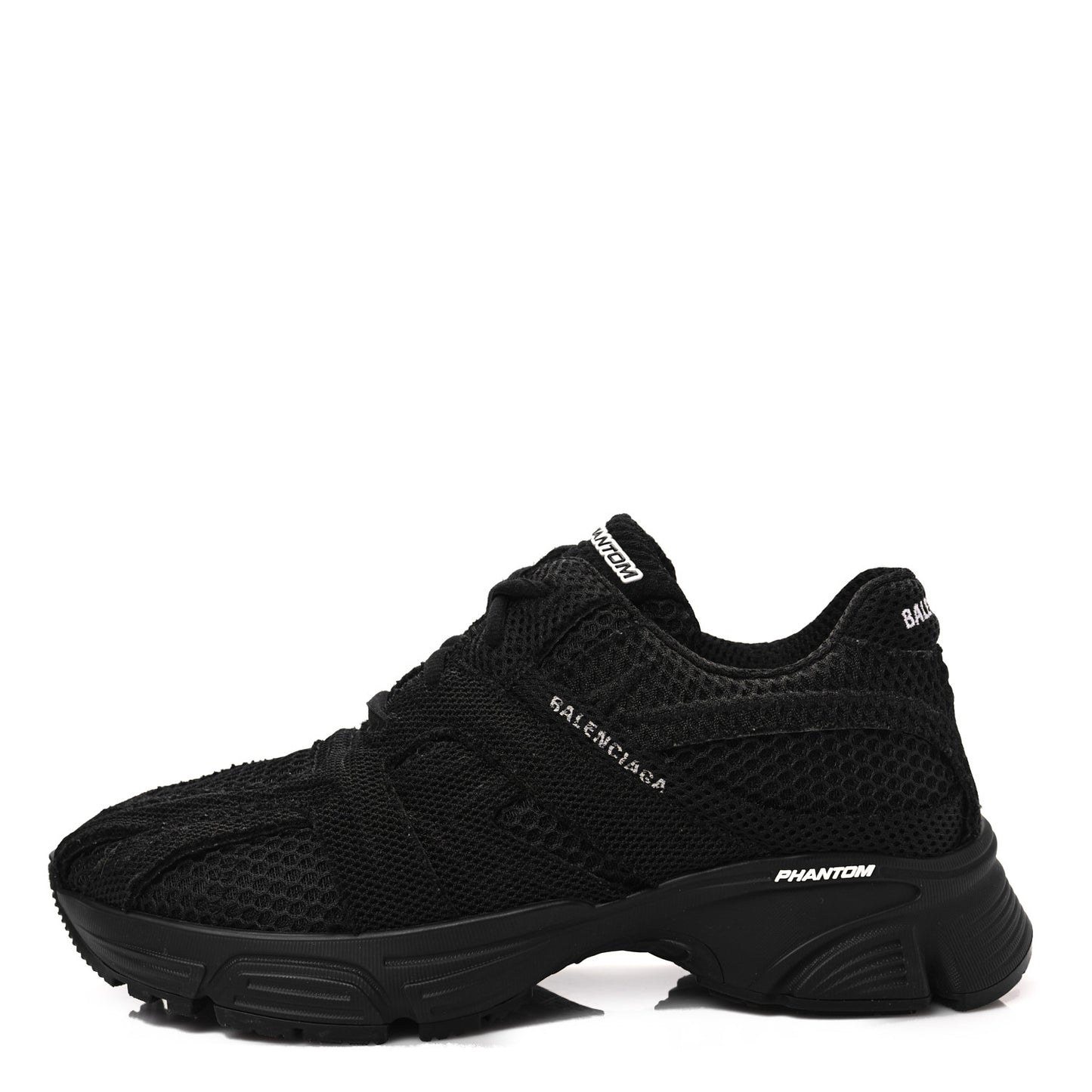 Fabric Mesh Womens Phantom Sneakers 37 Black