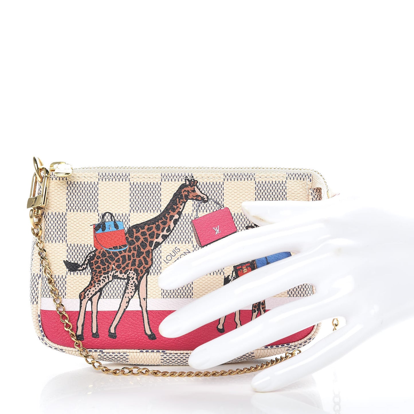 Damier Azur 2017 Christmas Animation Mini Pochette Accessories