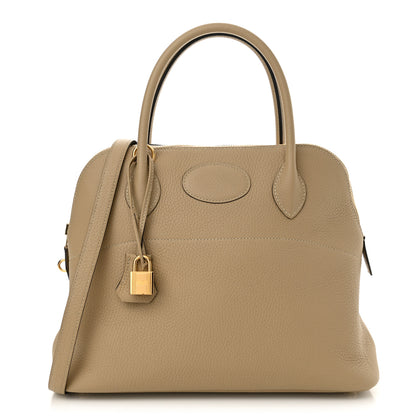 Hermes Taurillon Clemence Bolide 31 Trench Etoupe 1 of 10