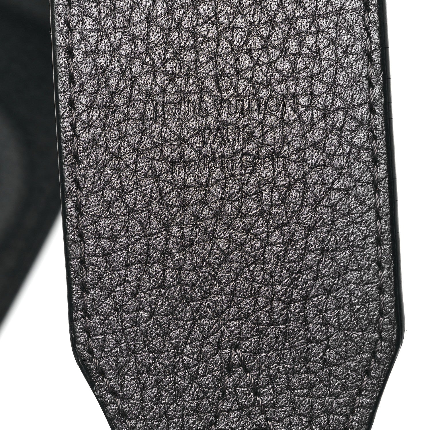 Louis Vuitton Taurillon Bandouliere Shoulder Strap Black 4 of 5