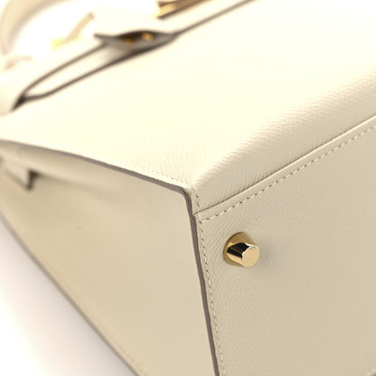 Hermes Epsom Kelly Sellier 28 Craie 9 of 16
