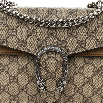 Gucci GG Supreme Monogram Mini Dionysus Shoulder Bag Taupe 8 of 13