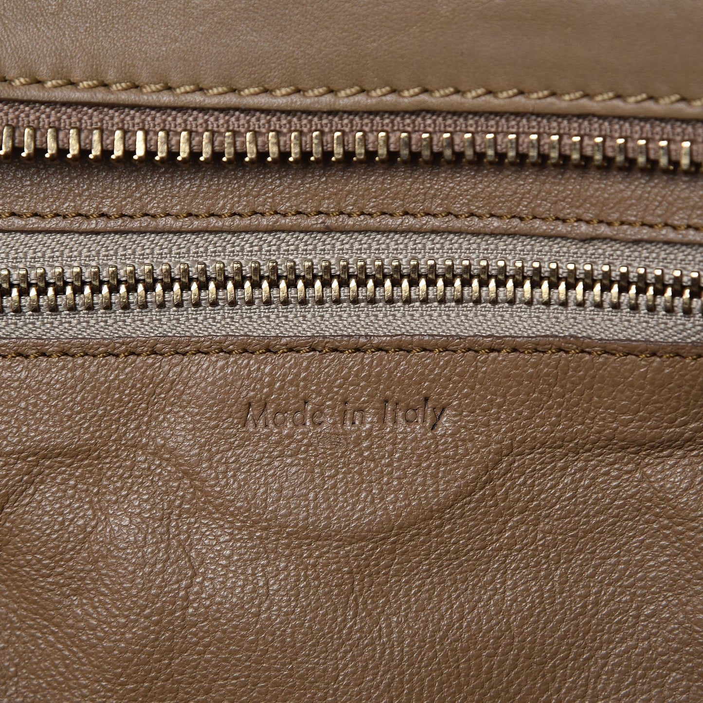 Smooth Calfskin Micro Luggage Camel