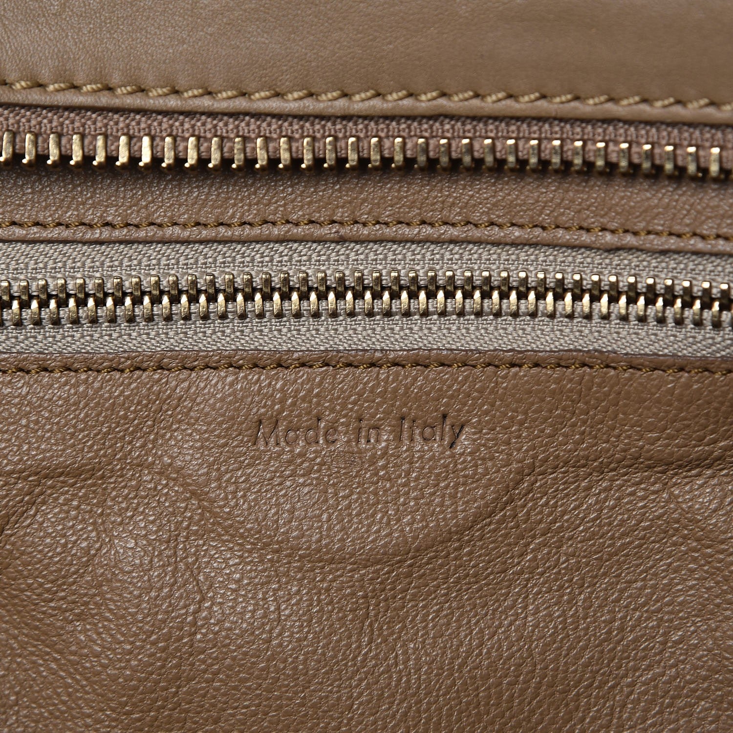 Celine Smooth Calfskin Micro Luggage Camel 7 of 14