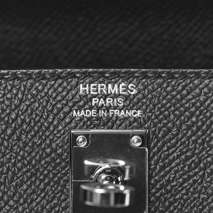 Hermes Epsom Kelly Sellier 25 Black 10 of 42
