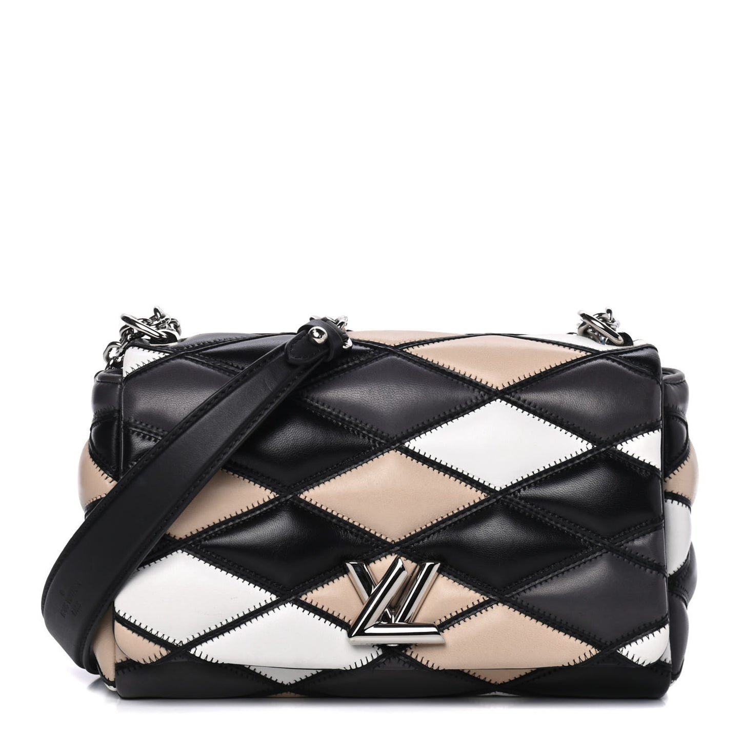 Lambskin Malletage GO-14 PM Black White