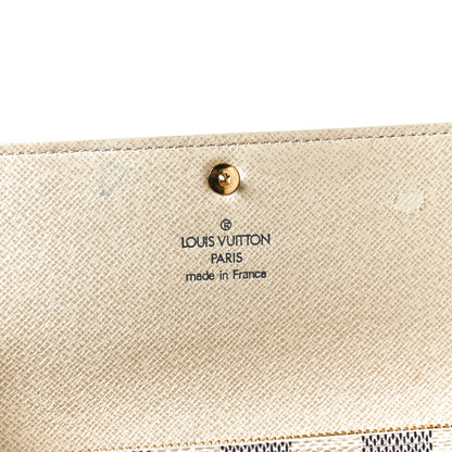 Louis Vuitton Damier Azur Sarah Wallet 6 of 13