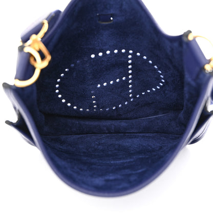 Hermes Taurillon Clemence Evelyne III PM Bleu Encre 5 of 11