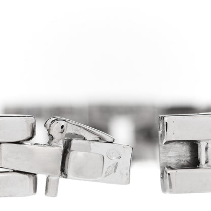 Cartier 18K White Gold Diamond Maillon Panthere Link Bracelet 5 of 5