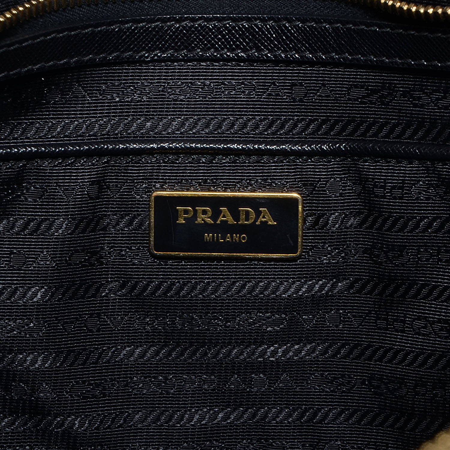 Prada Saffiano Lux Medium Double Zip Tote Nero Black 6 of 10