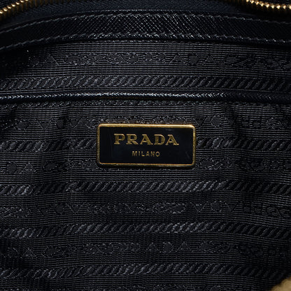 Prada Saffiano Lux Medium Double Zip Tote Nero Black 6 of 10