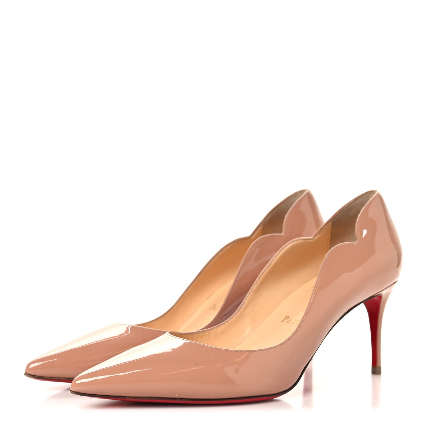 Patent Hot Chick 70 Pumps 38 Nude