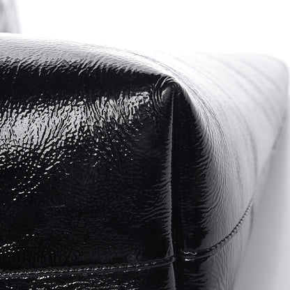 Saint Laurent Patent Calfskin Large Shopping Tote Black 10 of 12