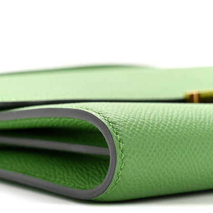 Hermes Epsom Constance Long To Go Wallet Vert Yucca 8 of 12