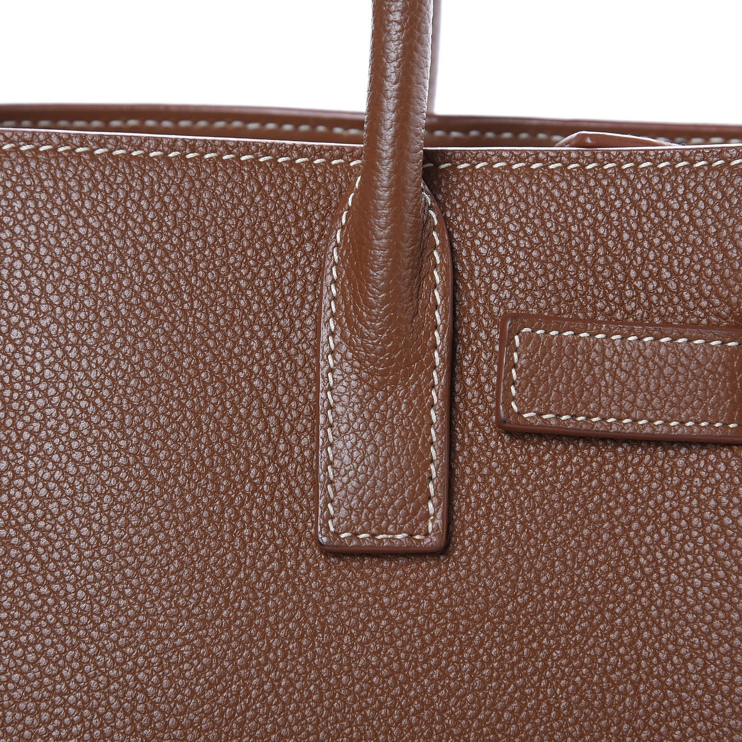 Grained Calfskin Nano Sac De Jour Moka