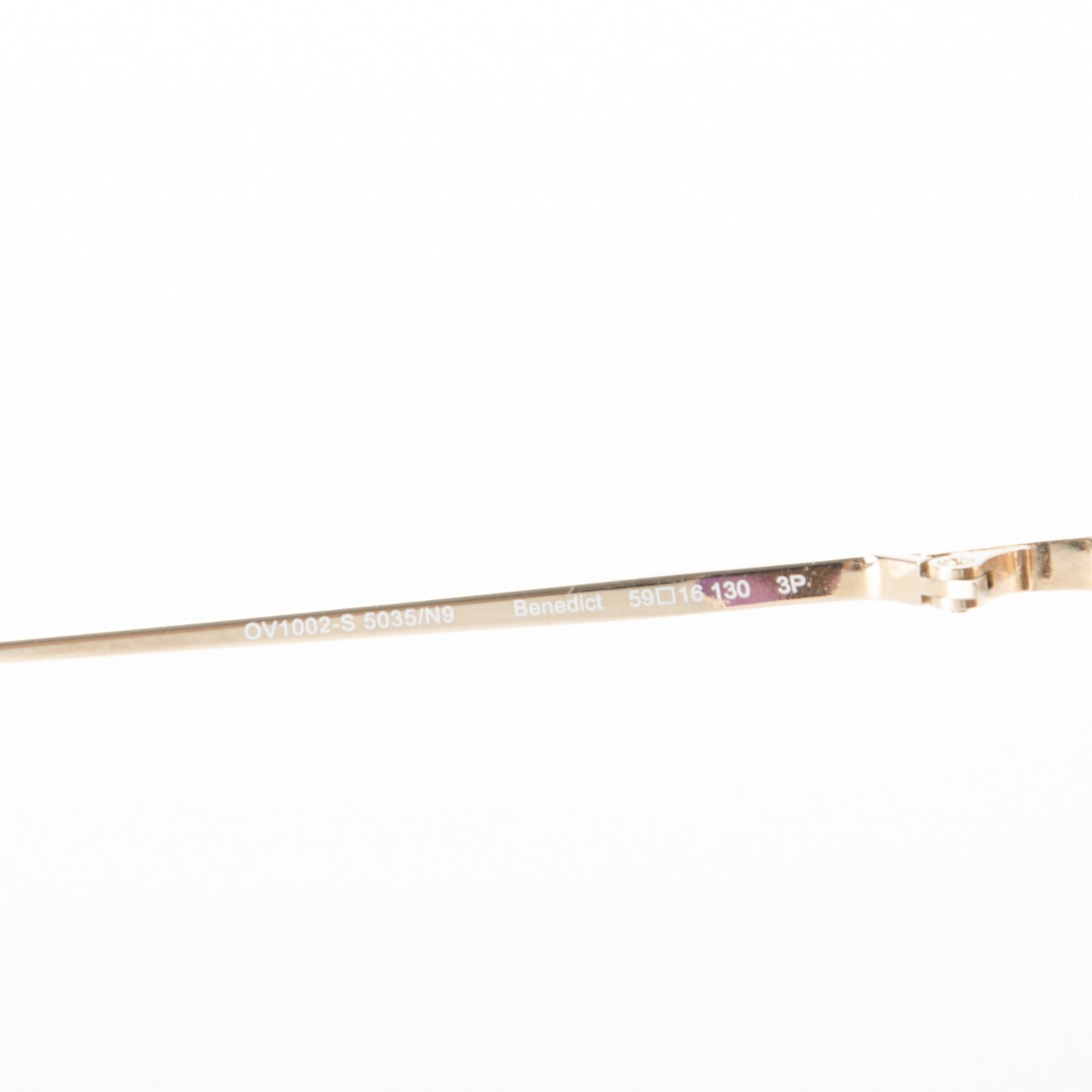 Benedict Aviator Sunglasses Gold
