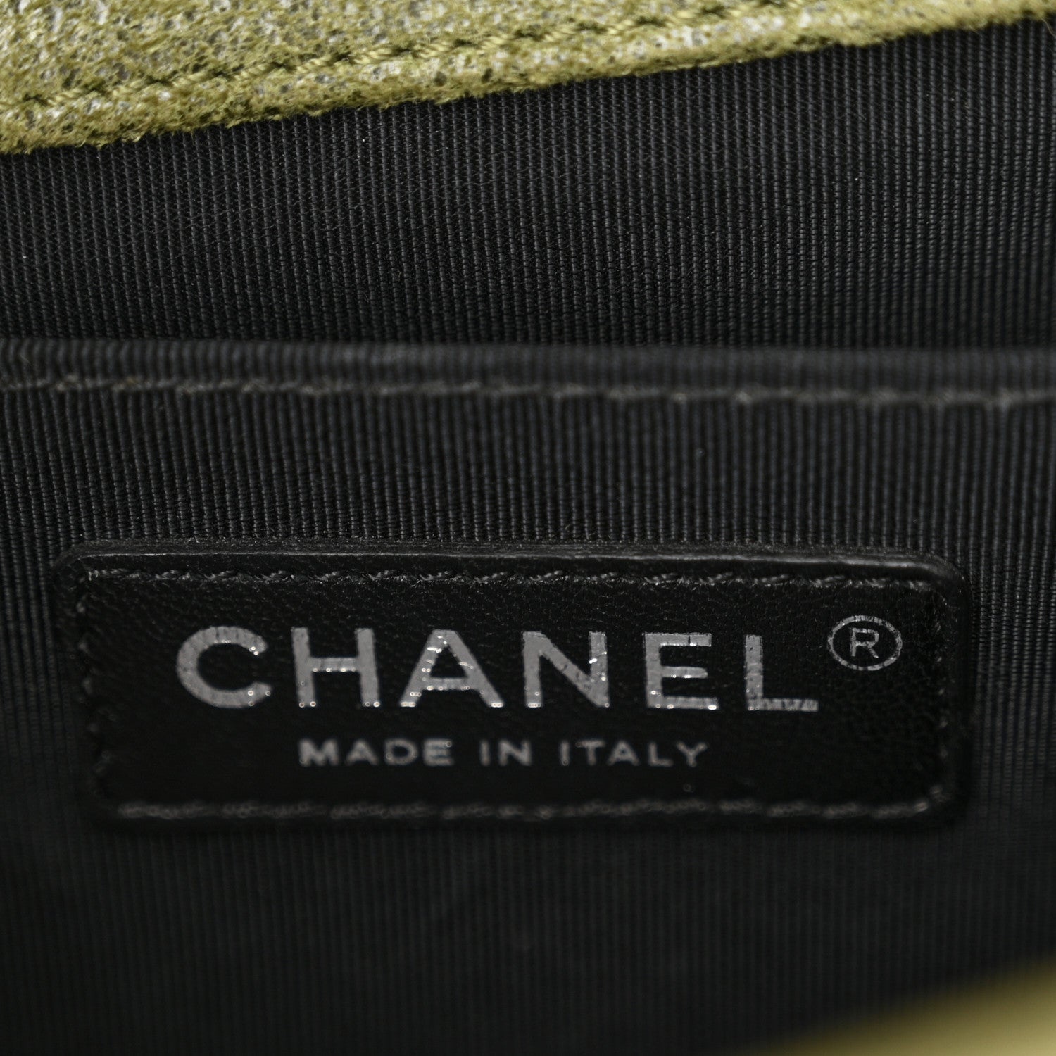 Chanel Goatskin Chesterfield Quilted Medium Celtic Boy Flap Green 6 of 11