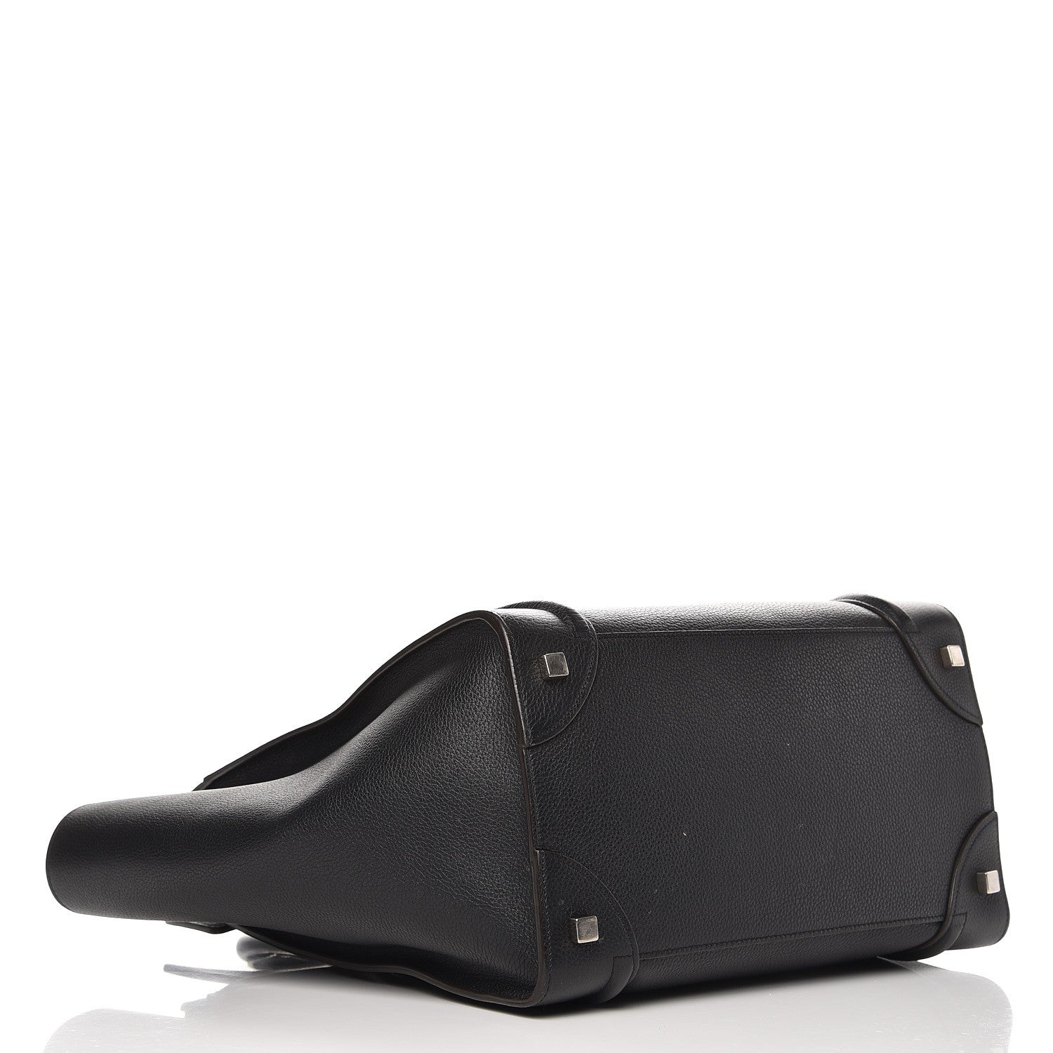 Celine Drummed Calfskin Mini Luggage Black 4 of 11