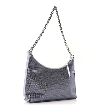 Givenchy Satin Strass Mini Voyou Boyfriend Party Bag Lavender 5 of 19